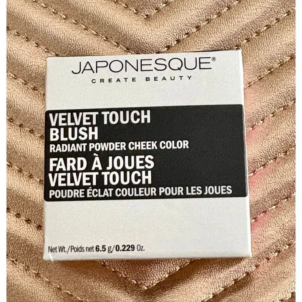 JAPONESQUE - NIB Velvet Touch Blush Radiant Powder Cheek Color/Full Size/Shade 4